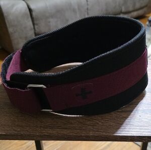 Harbinger Stylish Black and Burgundy Men's/womens Belt